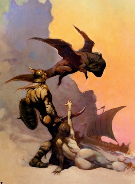 Конан варвар Фрэнк Фразетта