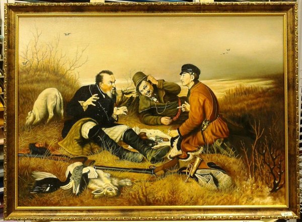 В.Г. Перова «охотники на привале»