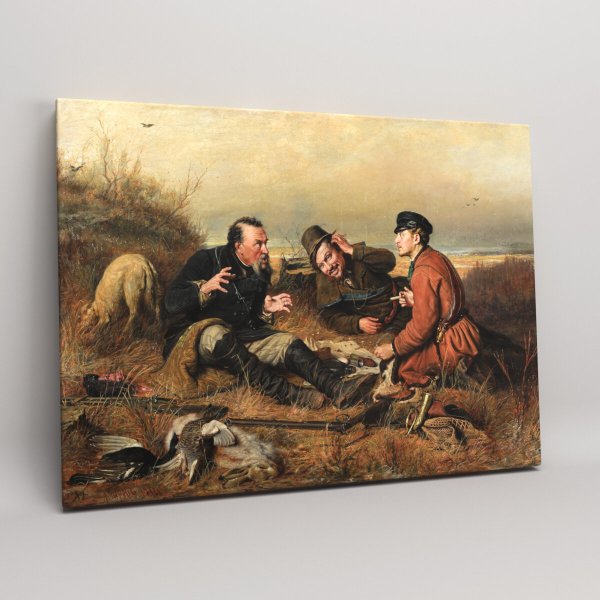 Василий Перов охотники на привале