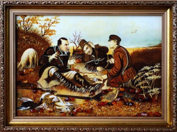 Охотники на привале Перова