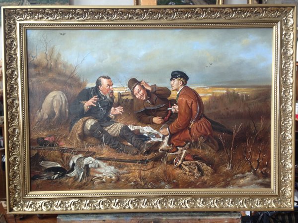 Перов Василий Григорьевич "Охотникеи на привале"