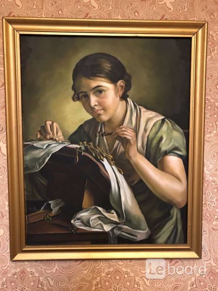 В.А. Тропинин. Кружевница». 1823.