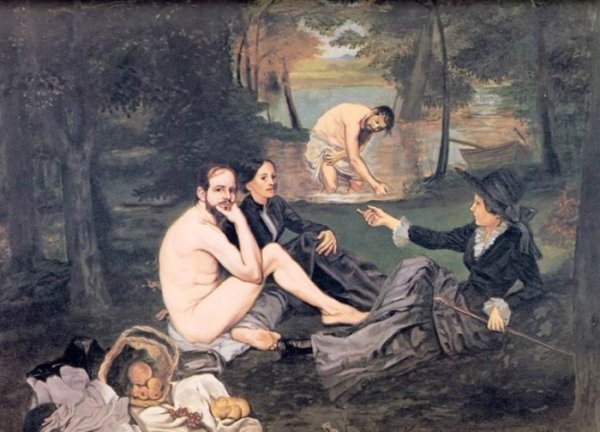 Э.Мане. Завтрак на траве. 1863.