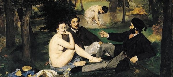 Клод Моне завтрак на траве