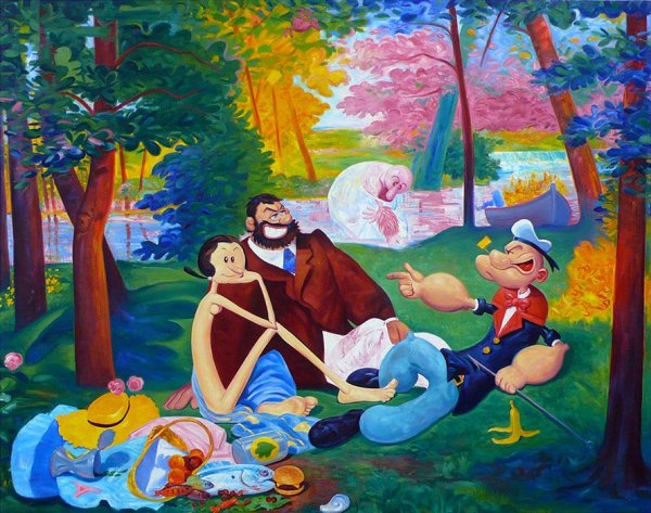 Эдуард Мане завтрак на траве