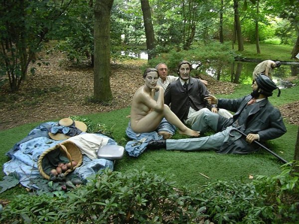 Эдуард Мане завтрак на траве 1863 музей Орсе Париж