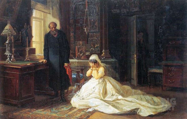 Картина перед венцом Фирса Журавлева