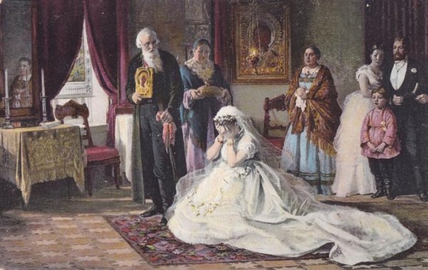 Фирс Журавлев перед венцом