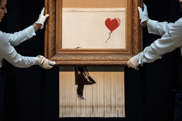 Бэнкси девочка с воздушным шаром