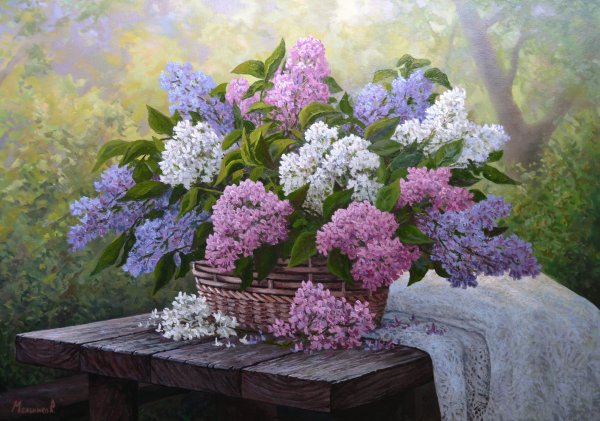 Мельников Александр живопись сирень