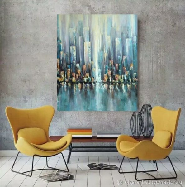 Абстрактная живопись для интерьера