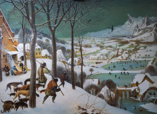 Питер брейгель охотники на снегу