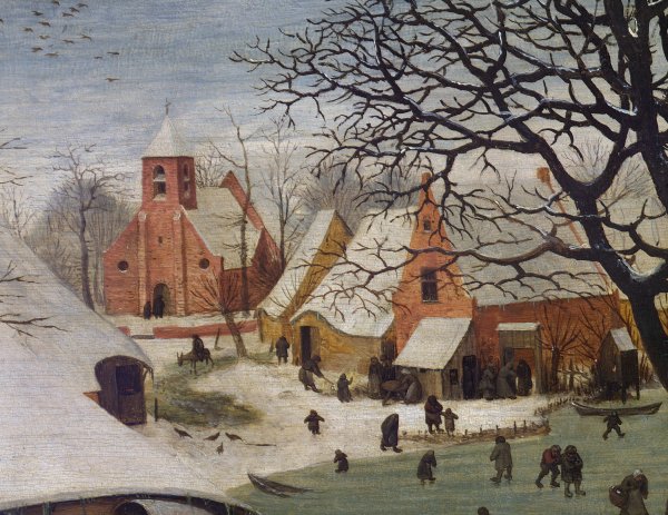 Питер брейгель, "перепись в Вифлееме" 1566.