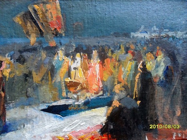 Борис Михайлович Кустодиев елочный торг