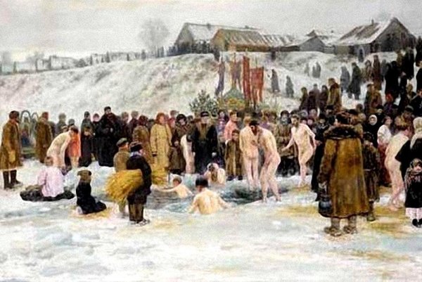 Зимние праздники крещение