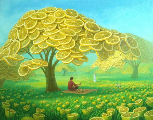 Лимонные картины Виталия Уржумова