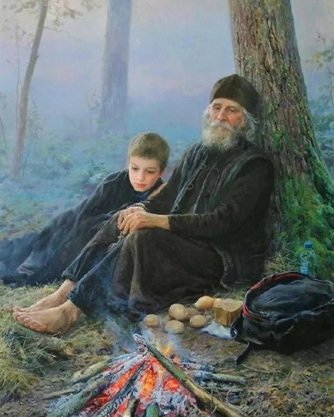 Художник Владимир Давыденко монахи