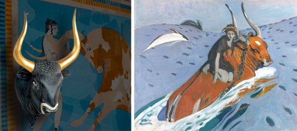 В. Серов. Похищение Европы. 1910.