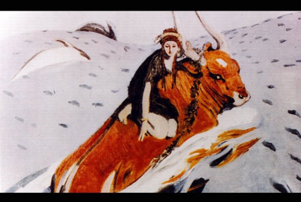 Похищение Европы картина Серова в Третьяковской галерее