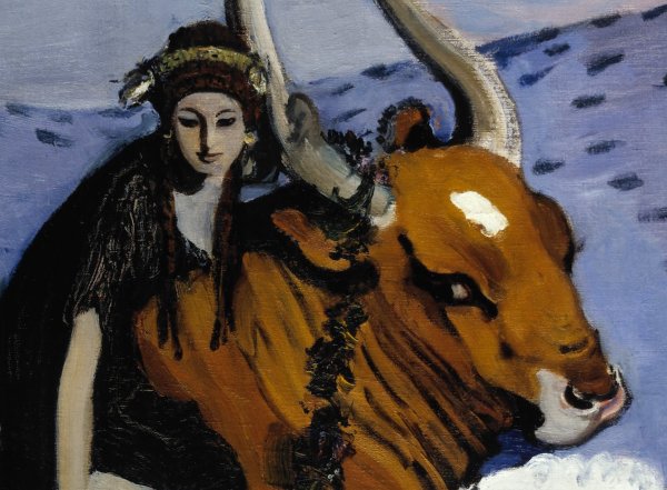 В. Серов. Похищение Европы. 1910.
