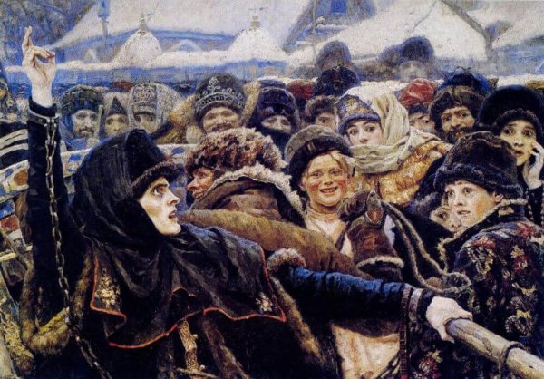 Боярыня Морозова картина в Третьяковской галерее