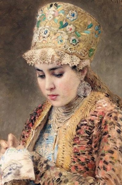 Клавдий Лебедев. (1852-1916). Боярыня.