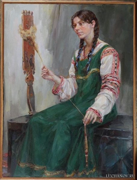 Журавлев Пряха картина