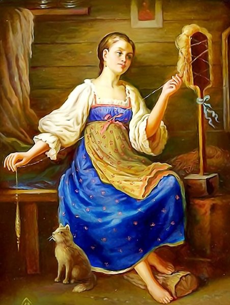 Журавлев Пряха картина