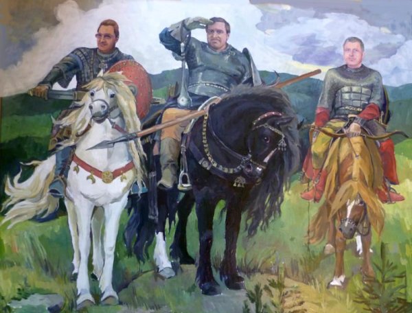 Трим богатыря Васнецов