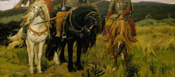 Картина Васнецова богатыри