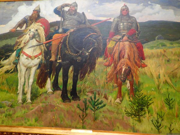 Три богатыря Васнецова