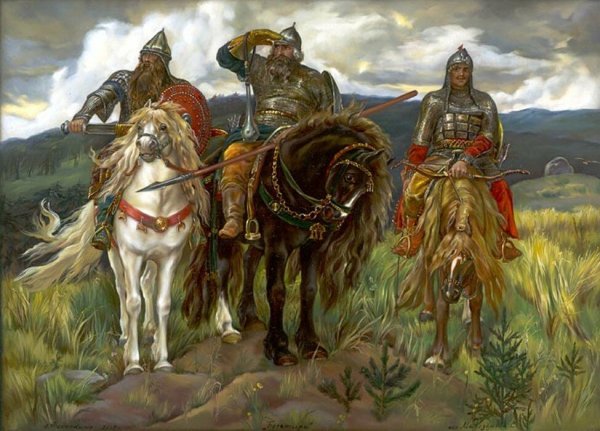 Три богатыря Васнецов