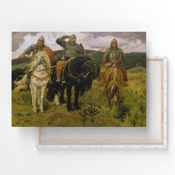 Репродукция Васнецова три богатыря