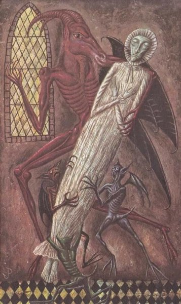 Дьявол в средневековой живописи