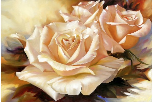 Картины Андрея Бельчева розы маслом