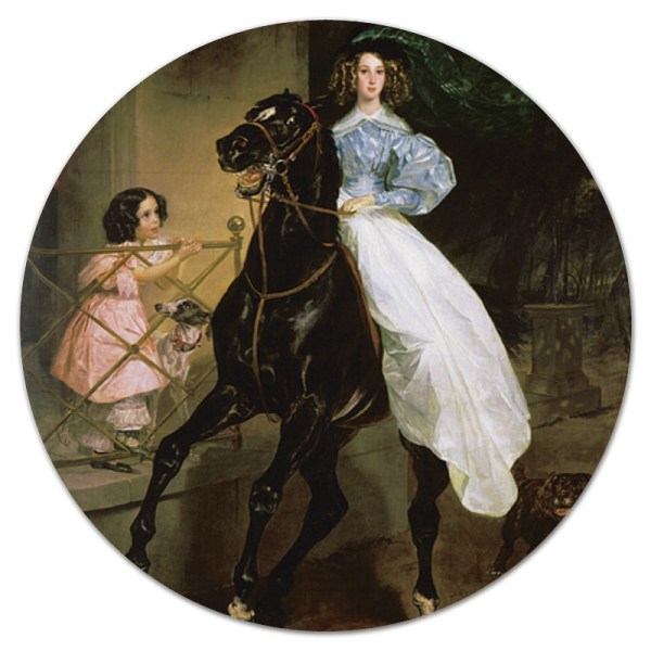 Карл Брюллов всадница 1832
