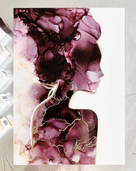 Живопись спиртовыми чернилами