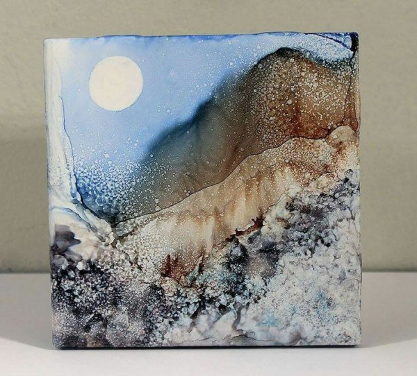 Живопись спиртовыми чернилами