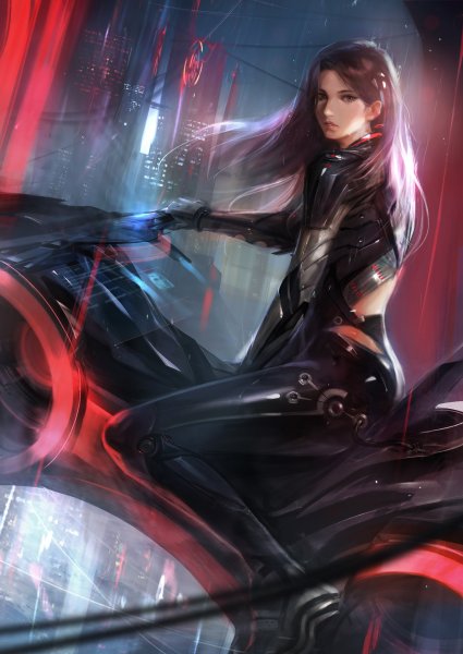 Пилар киберпанк аниме