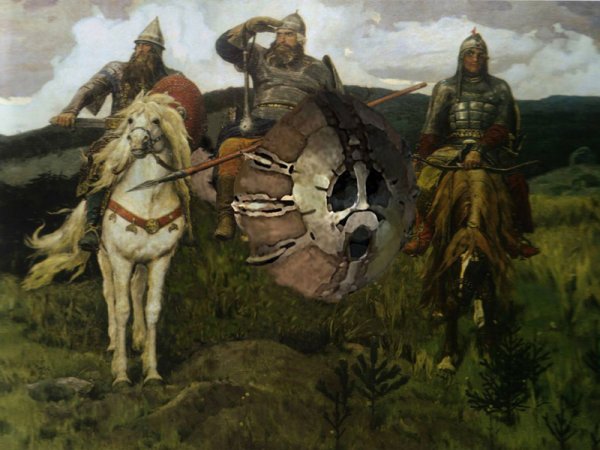 Три богатыря Васнецов