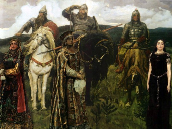 Три богатыря Васнецов