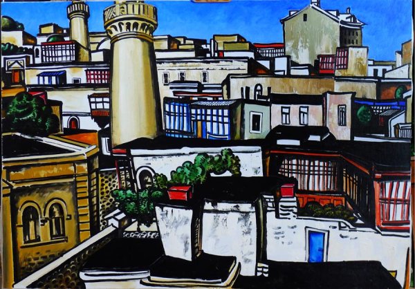 Азербайджанский художник Салахов