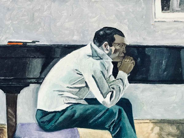 Таир Салахов. Портрет композитора Кара Караева