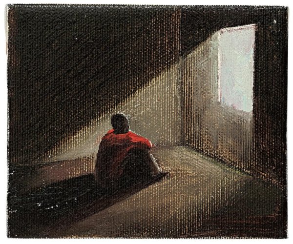 Одинокий человек картина