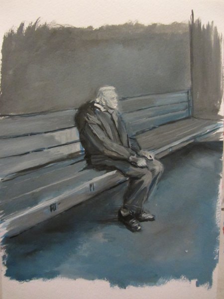 Одиночество живопись