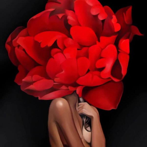 Прозрачные цветочные картины и постеры на стену