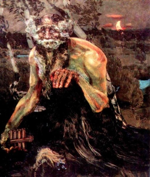 Картина Пан Врубеля Третьяковка