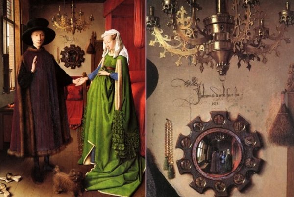 Ян Ван Эйк «портрет четы Арнольфини» (1434)