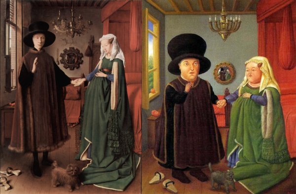 Ян Ван Эйк чета Арнольфини 1434