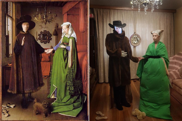 Ян Ван Эйк чета Арнольфини 1434